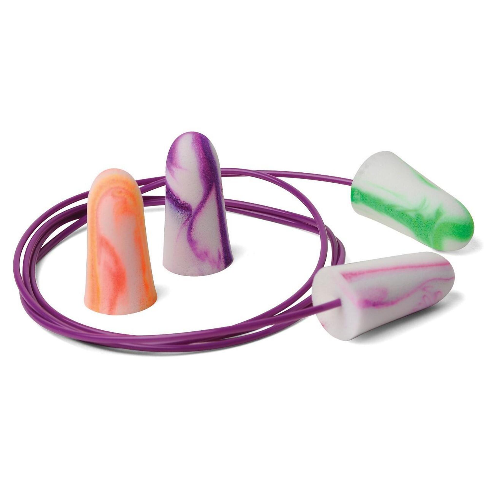 Moldex Disposable Earplugs - Tapered, Corded, 33dB Noise Reduction, 100 Pairs, Model# MOX6654